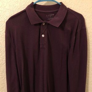 J. Crew Maroon Long Sleeve Button Shirt
